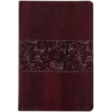 The Passion Translation New Testament with Psalms, Proverbs, and Song of Songs Large Print - Burgundy Faux Leather 2020 Edition